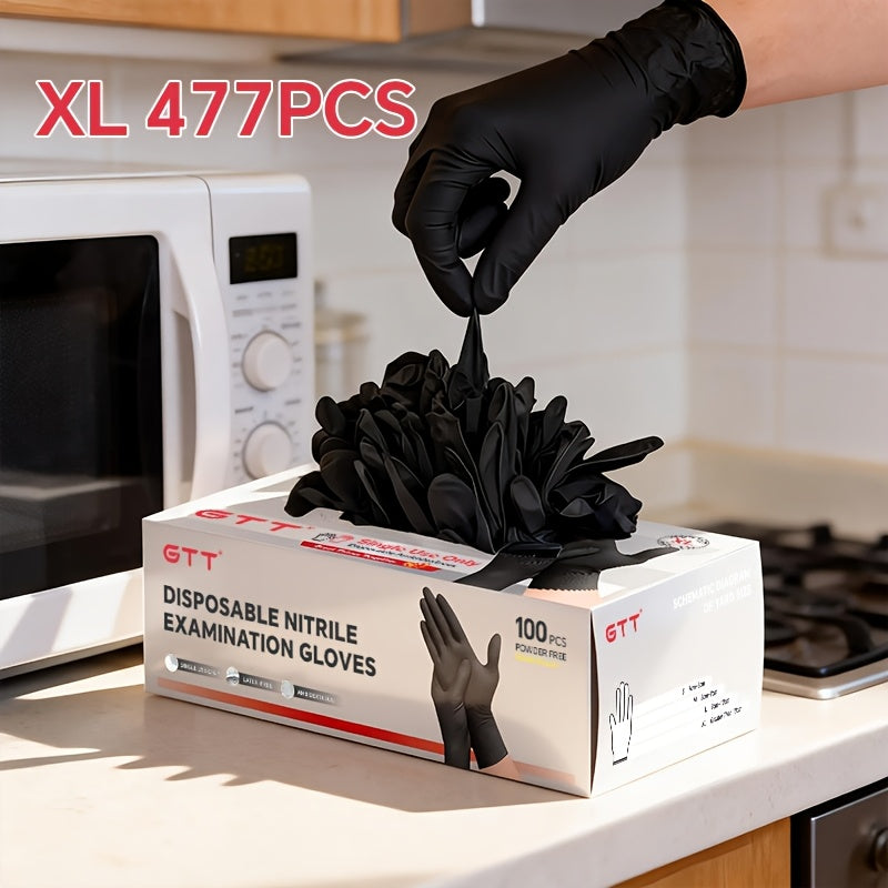GTT Nitrile Work Gloves Disposable Thickened For Multi Scenario Use