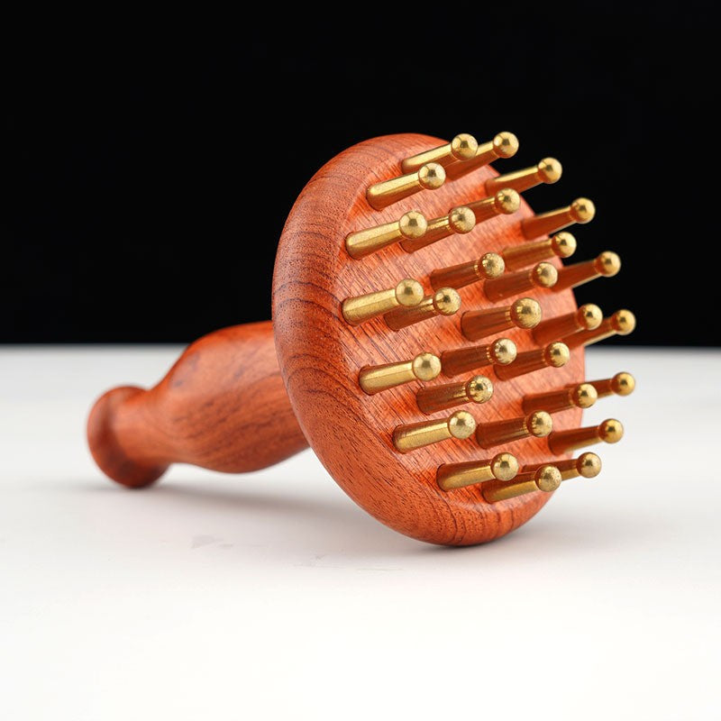 Meridian Brass Massage Brush For Back And Body Personal Care