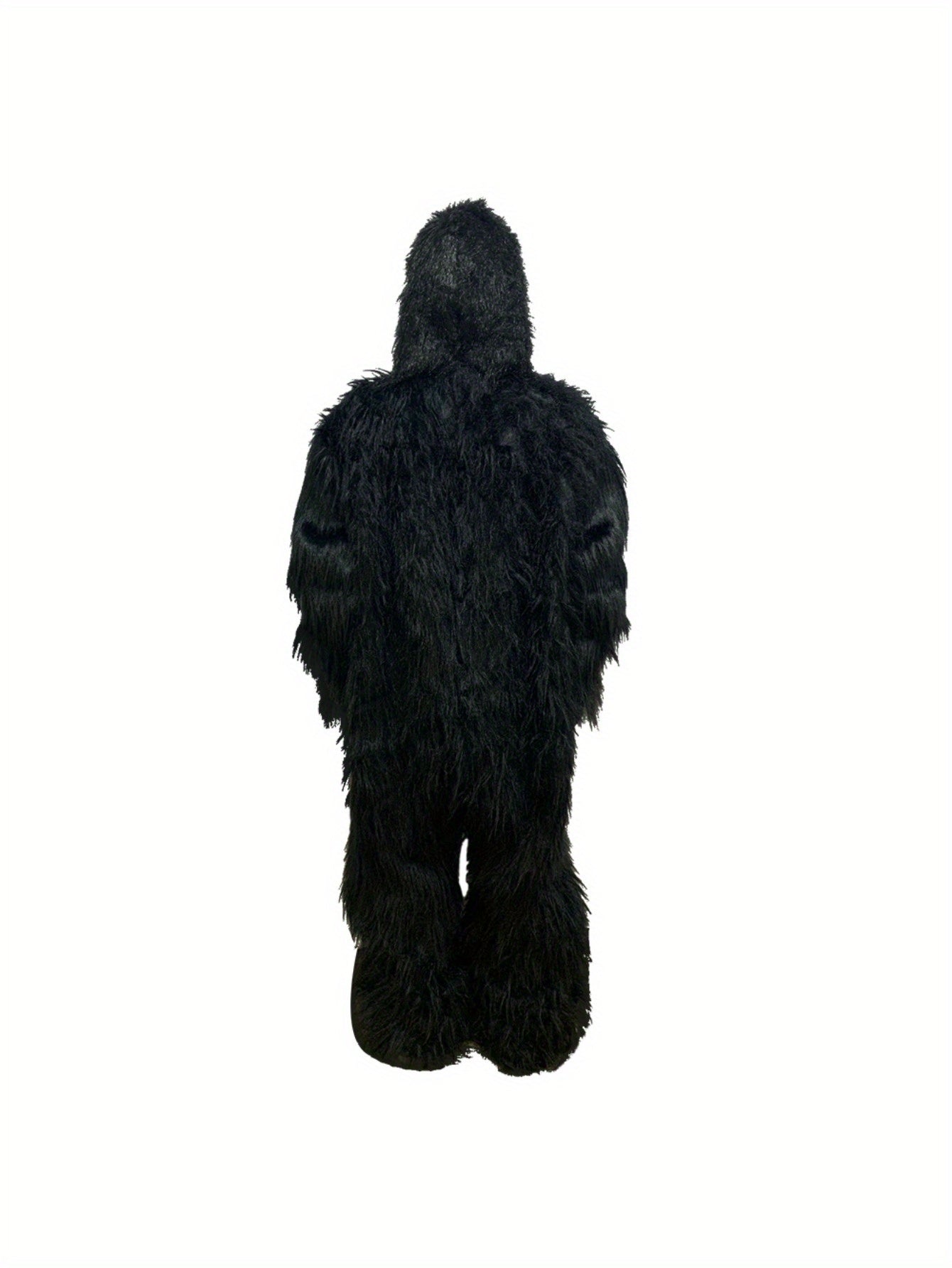 Mens Realistic Ferocious Gorilla Halloween Costume With Mask Gloves Footwear