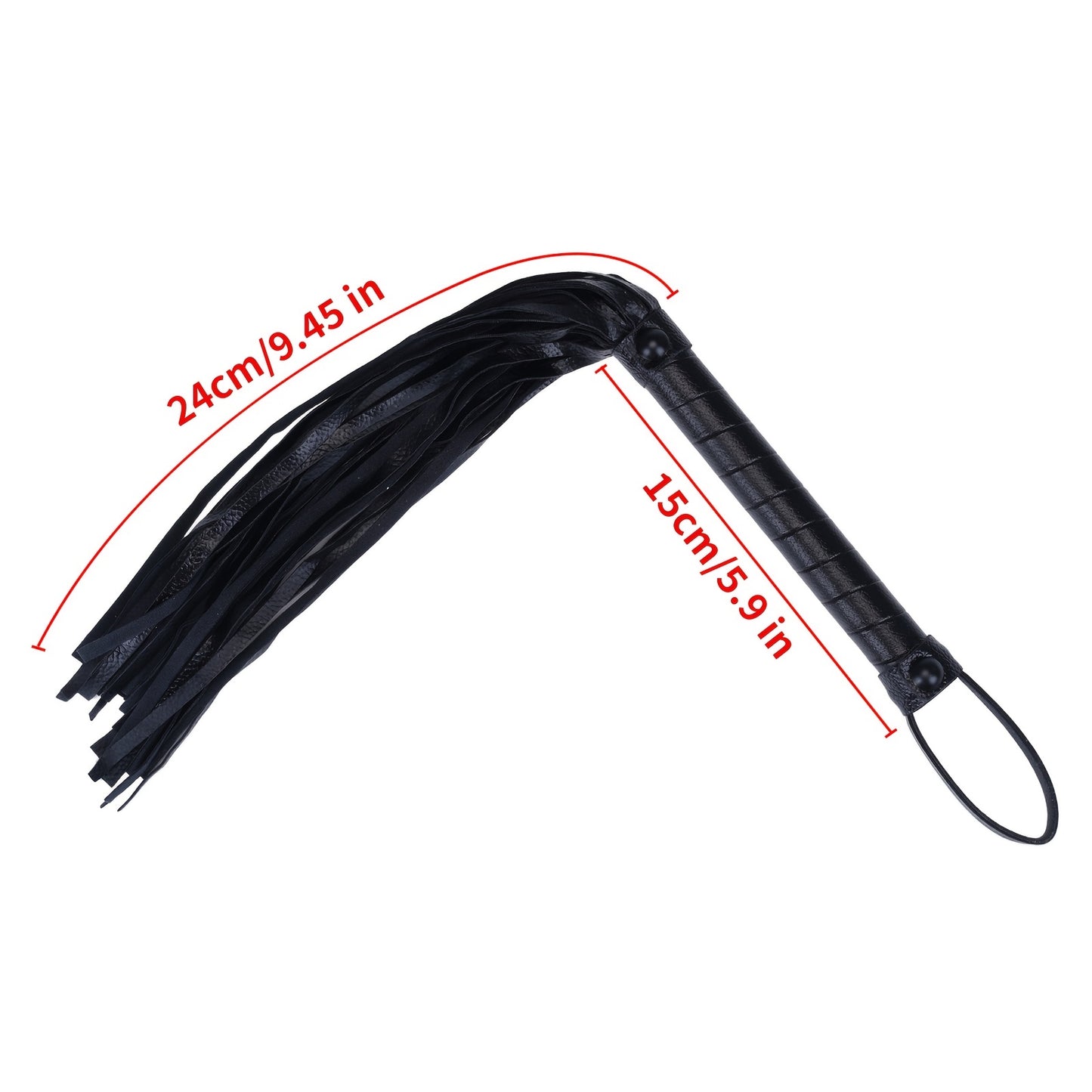 Equestrian Horse Whip Faux Leather Training Tool