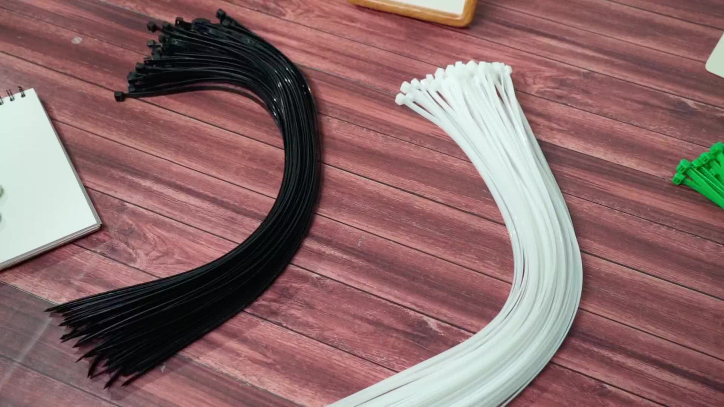 UNITTYPE Heavy Duty Zip Ties 50 Pack Industrial Cable Ties