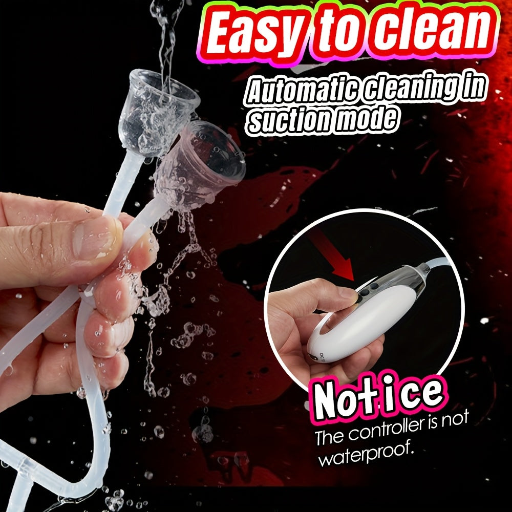 GOYHA Nipple Sucker Set With 7 Sucking Modes USB Rechargeable Silicone Sex Toy