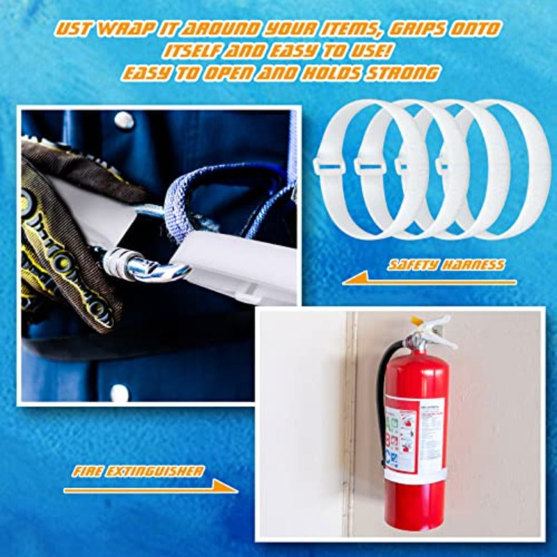 Kigeli Reusable Cable Straps and Ties Set, 20 Pcs, Cord Organizer