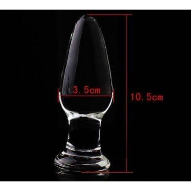 Glass Anal Plug Set With Vibration Safe Unique Design