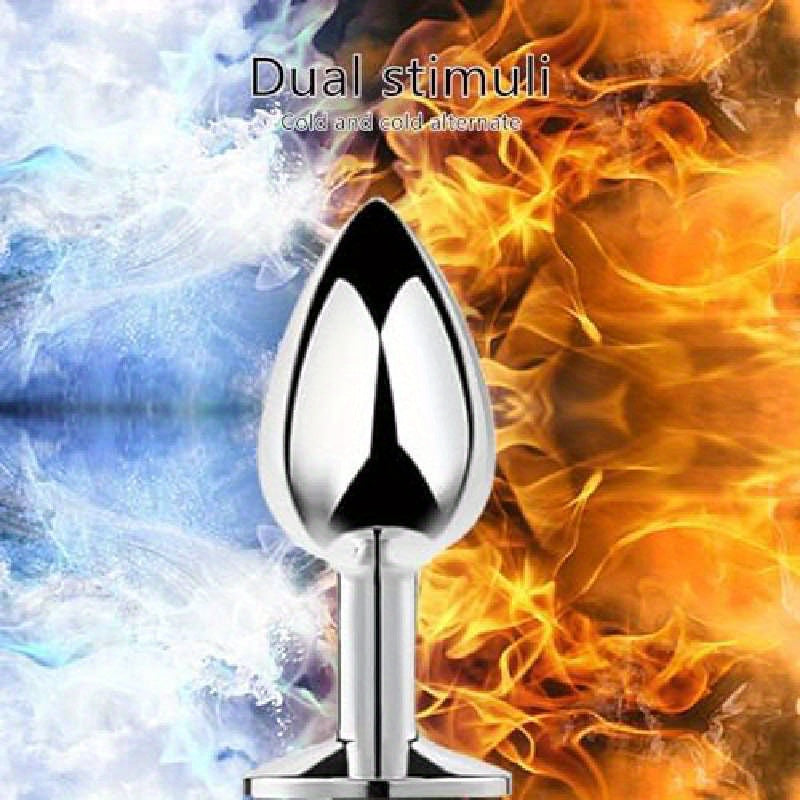 Metal Anal Plug Set With Fox Tail And Rabbit Tail Two Piece