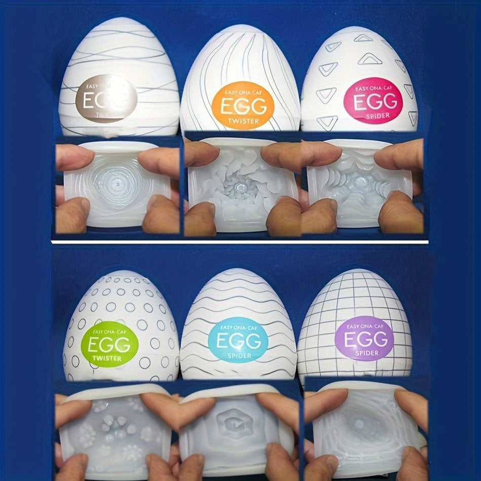 Mini Silicone Egg Masturbation Toys For Men Manual Massager