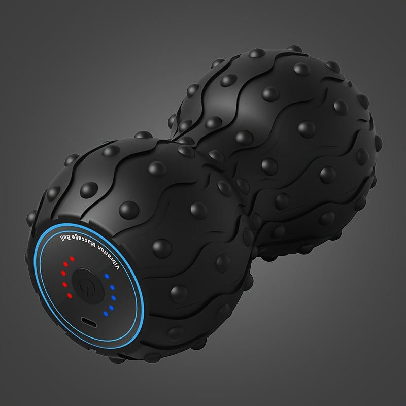 Portable Rechargeable Peanut Shaped Massager Ball With Vibration