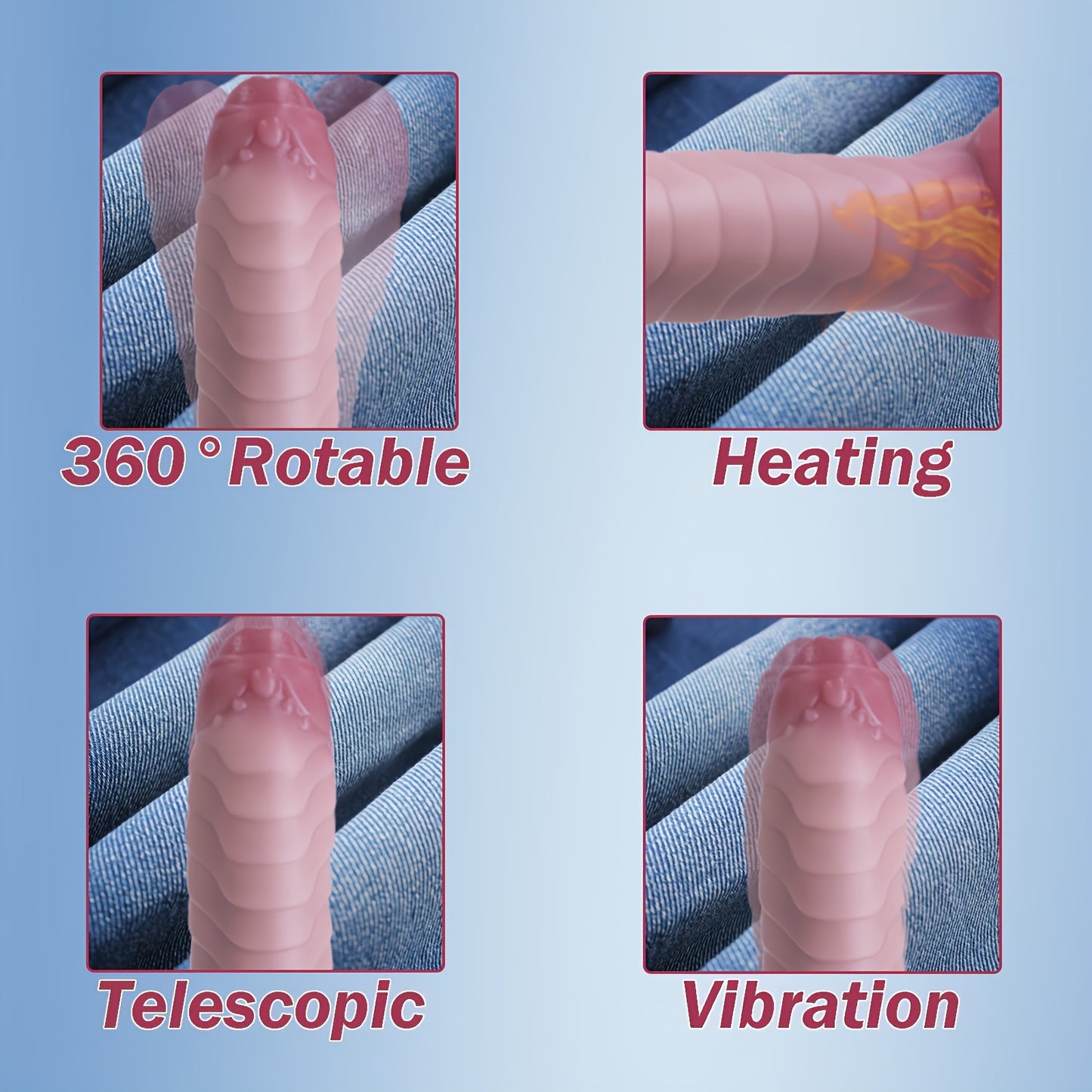 Lovelily Alien Caterpillar Monster Dildo Remote Control RFID