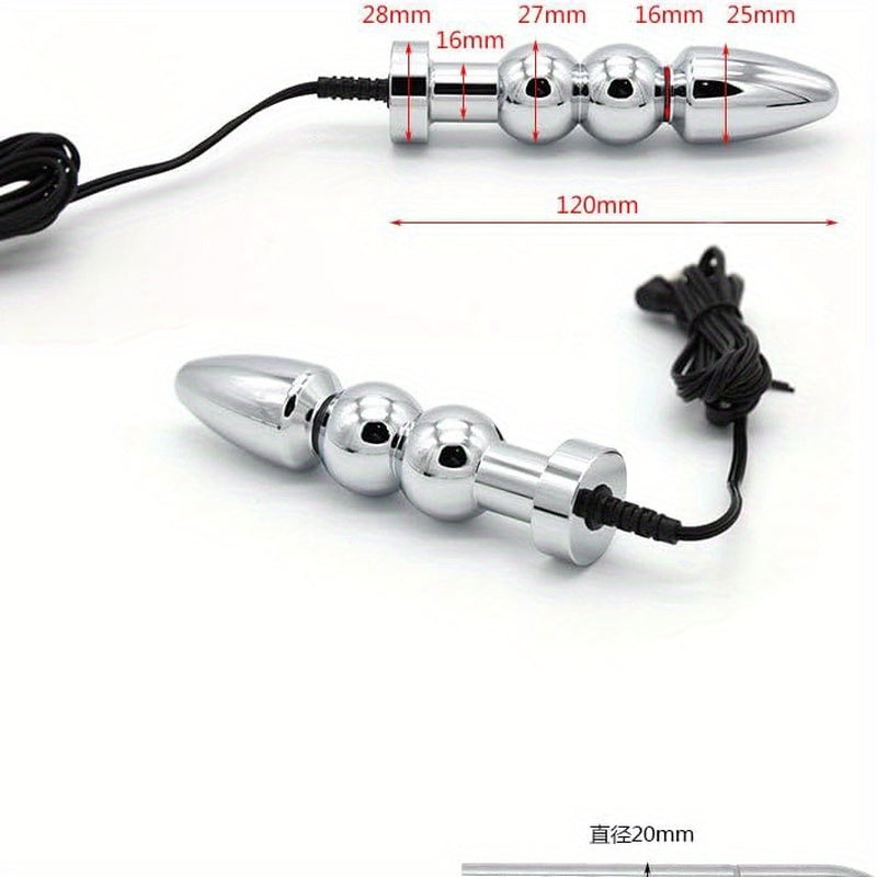 Anal Plug for Beginners Advanced Users - Anal Inserting Toys Set - Massager for Stimulation - SM Kits, Sensual Play, Discreet Design, Nontoxic Material, Pleasure Device, Sensual Exploration