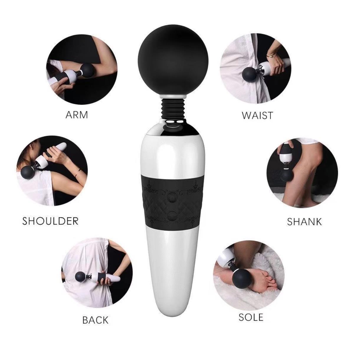Medical Silicone Personal Massager 7 Function Vibrator For Body Relaxation