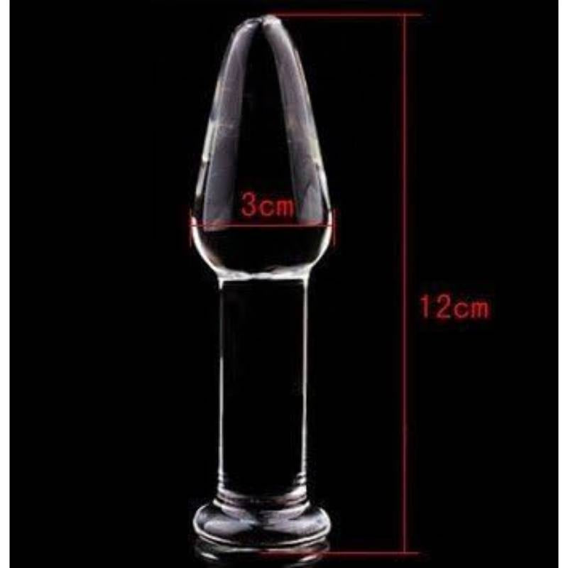 Glass Anal Plug Set With Vibration Safe Unique Design