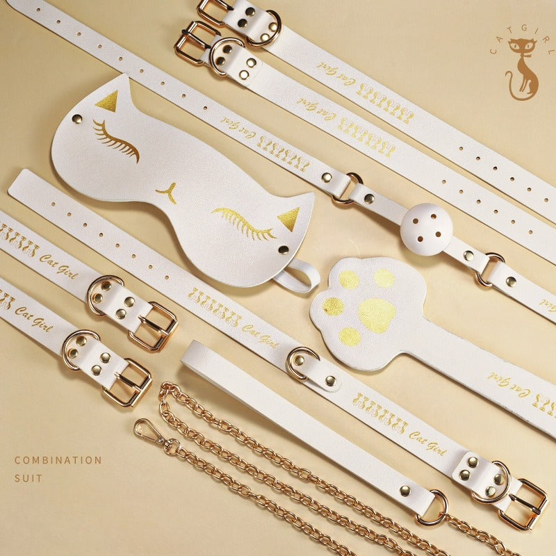 Catgirl 8pcs Set SM Bondage Bundled Sex Couple Adult Sex Products
