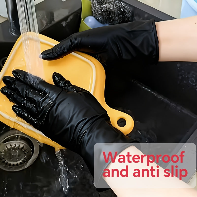 GTT Nitrile Work Gloves Disposable Thickened For Multi Scenario Use