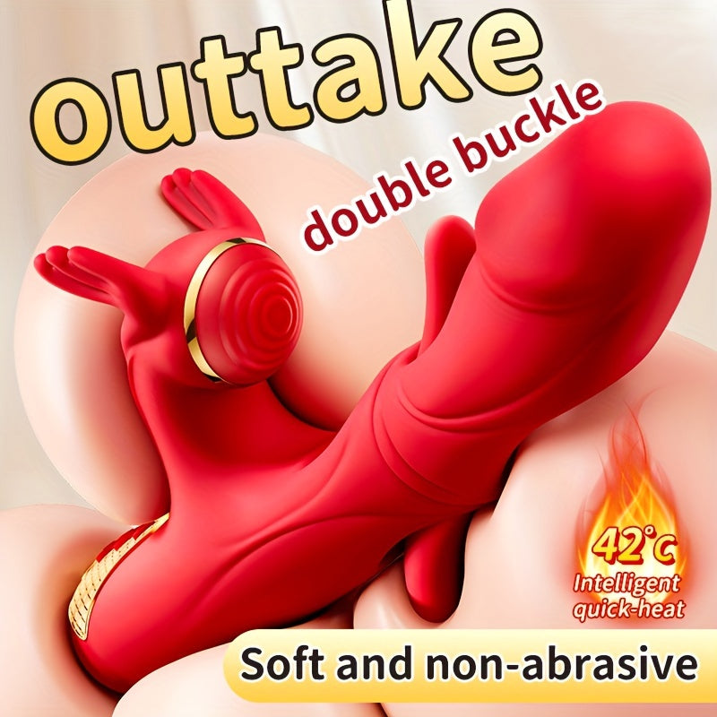 AAV 4-In-1 Multifunctional USB Rechargeable Silicone Pleasure Toy