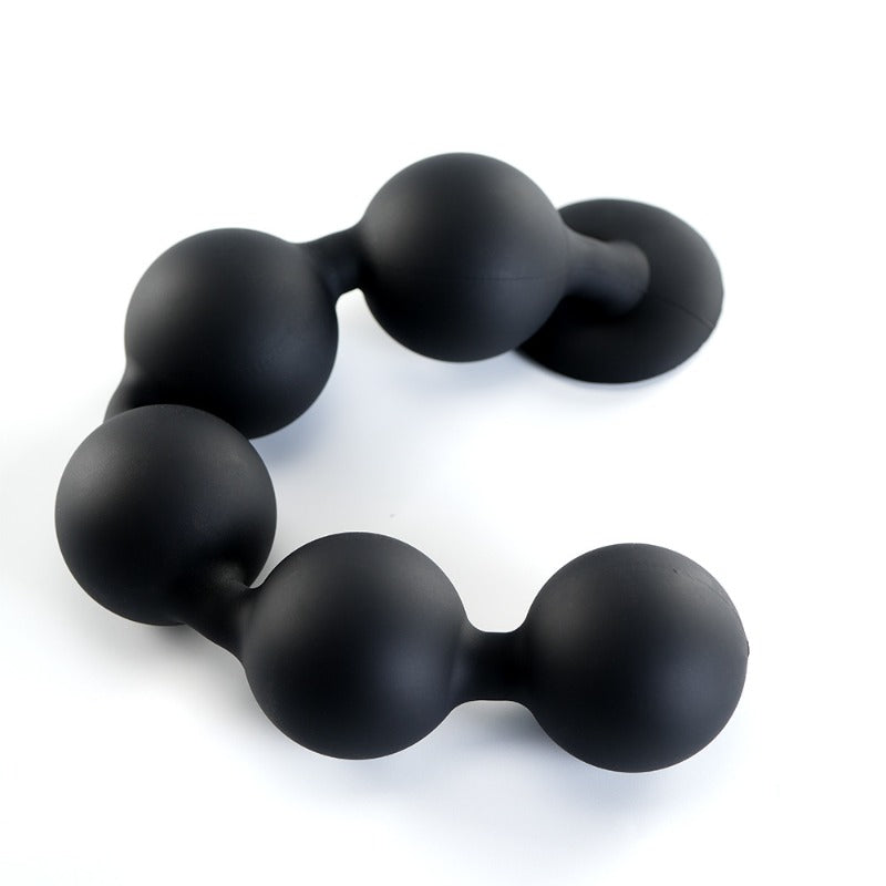 Silicone Anal Beads Prostate G-Spot Stimulator With Pull Ring