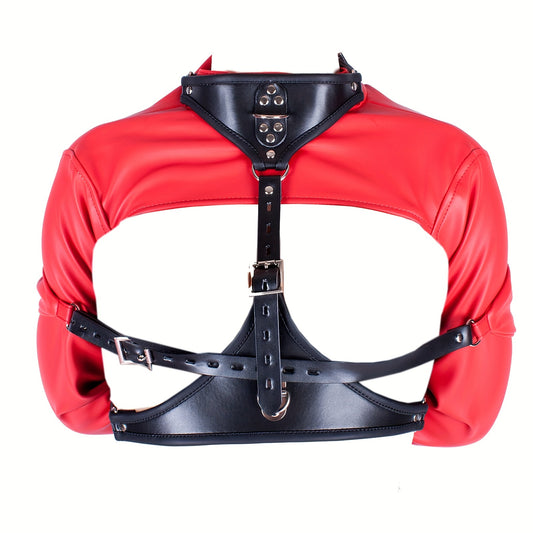 Lactation Straitjacket BDSM Role Play Costume Bra Fetish