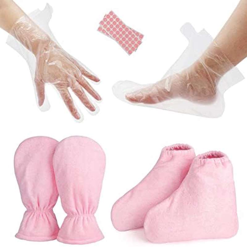 Segbeauty 200pcs Paraffin Wax Bath Liners Gloves Booties Hands Feet