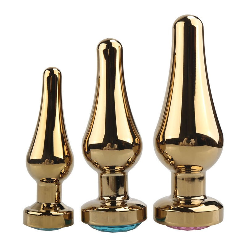 Stainless Steel Anal Plug Heavy Duty Metal Construction Ergonomic Design