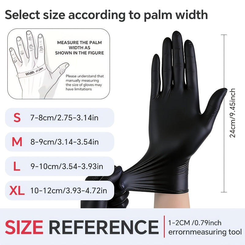 GTT Nitrile Work Gloves Disposable Thickened For Multi Scenario Use