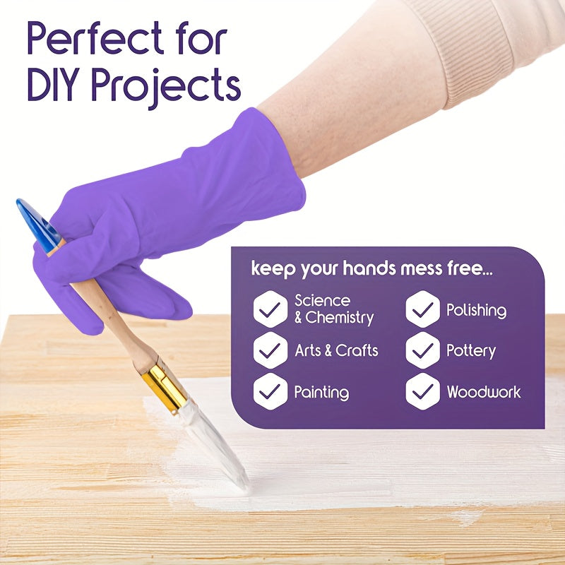 GTT Nitrile Gloves 4.5 Mil Disposable Ambidextrous Tattoo Applications