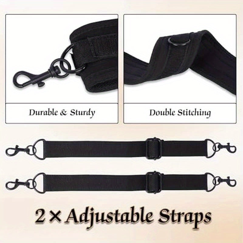 Restraints Bondage Spreader Bar Kit With Detachable Adjustable Feather Handcuffs