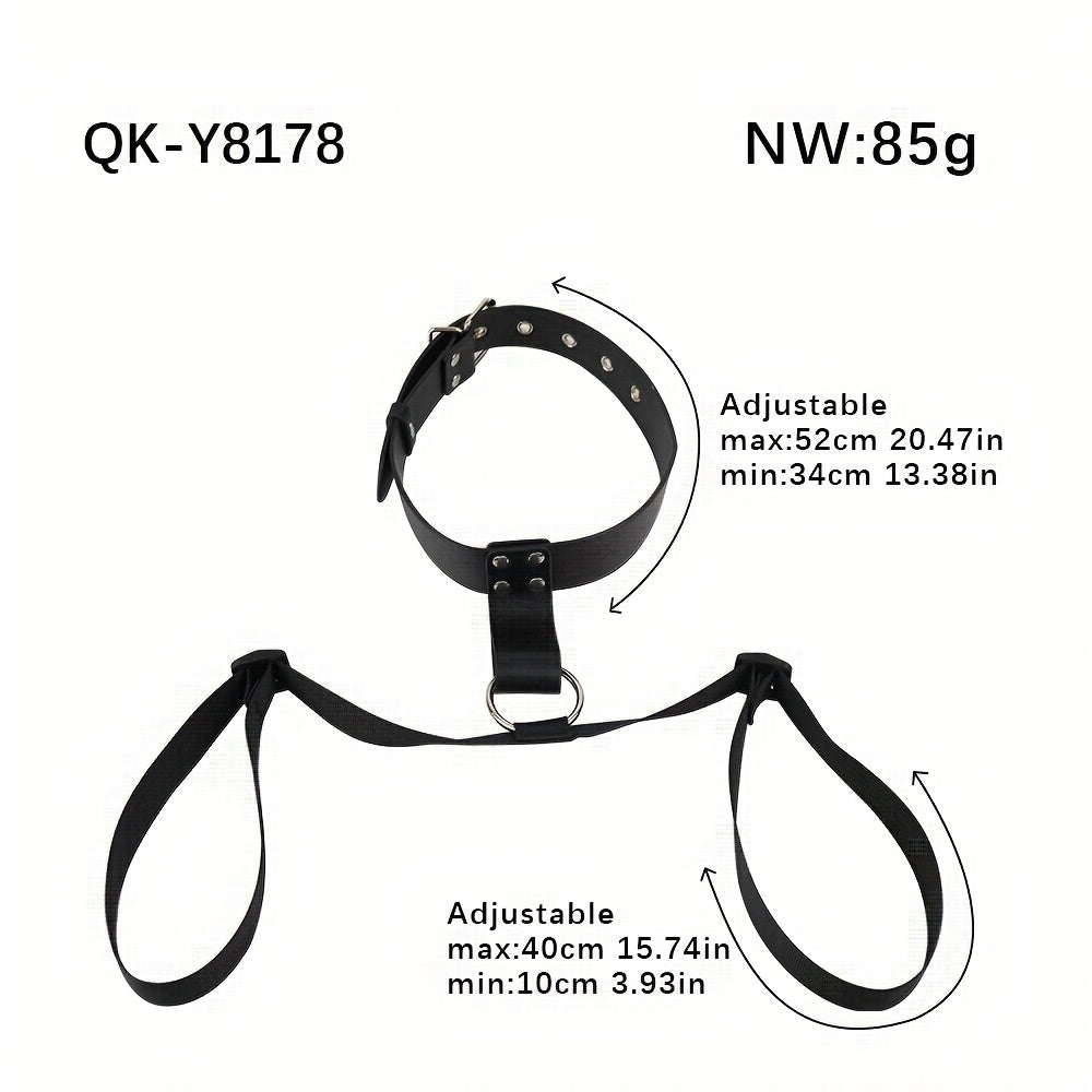 Female Chest Restraint Bimodal Toy With Adjustable Webbing Straps