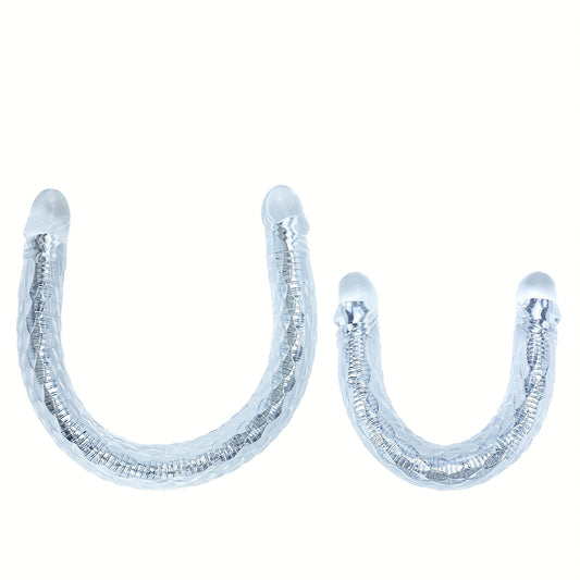 Silicone Double-Headed Dildo Massage Stick for G-Spot Stimulation