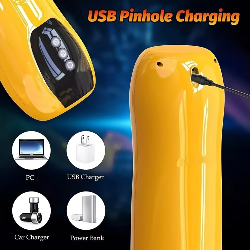 Automatic Dual Motor Silicone Male Masturbator With 7 Modes