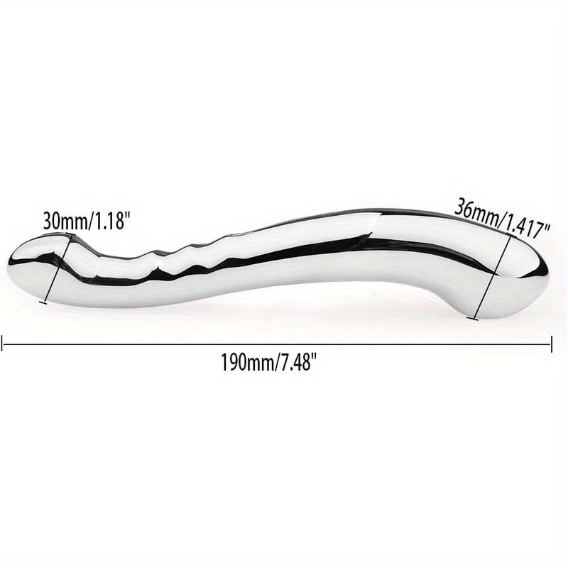 Stainless Steel Double Ended Dildo Prostate Massager For Adults