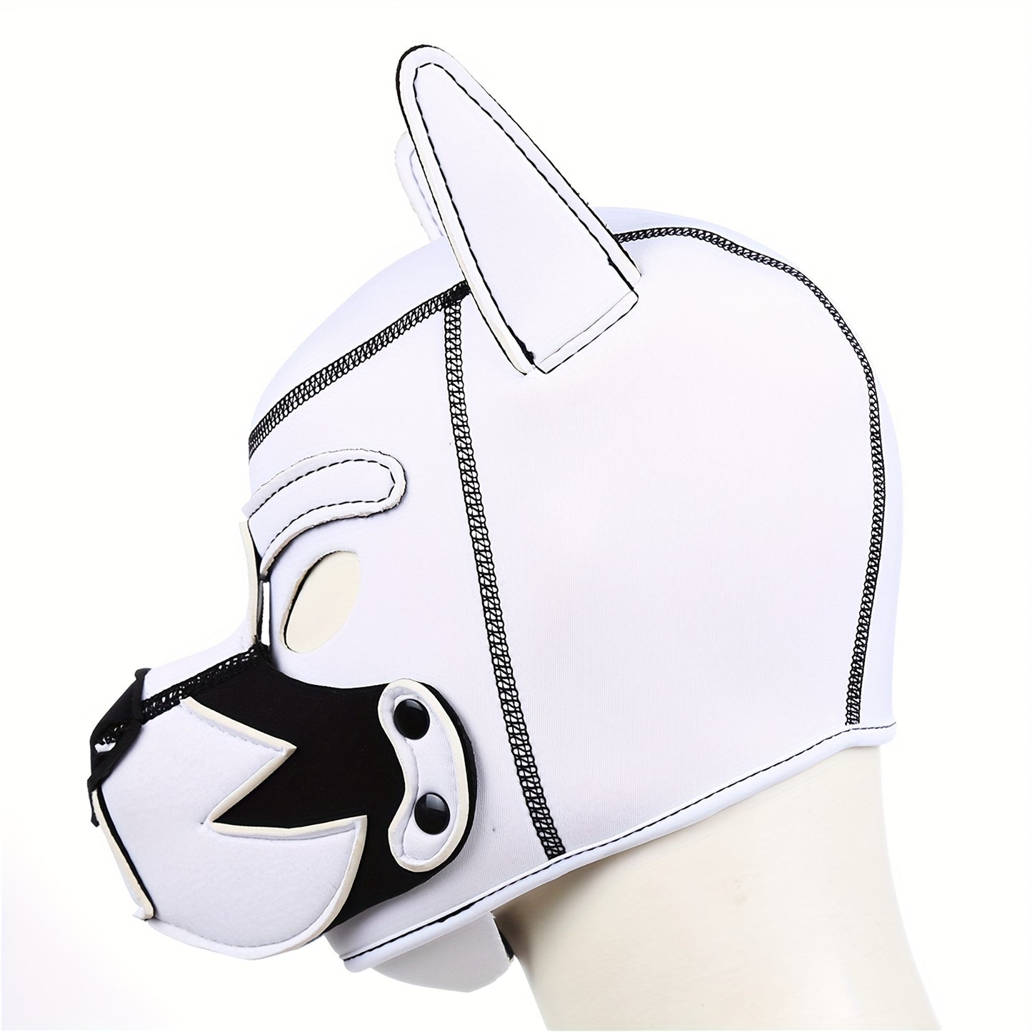 Dog Hood Mask BDSM Cosplay Restraints With Detachable Mouth