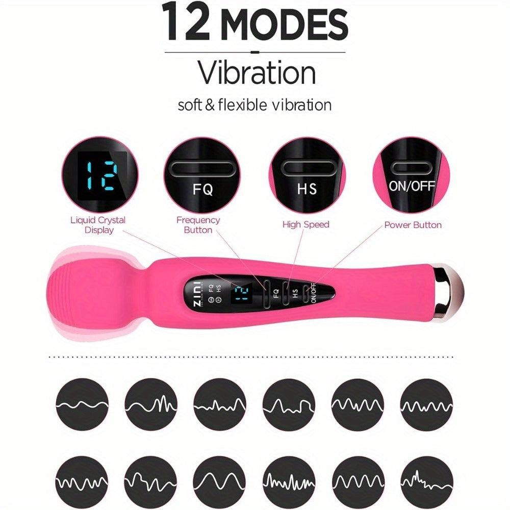 USB Rechargeable Female Vibrator Vaginal Massager Clitoral Stimulator