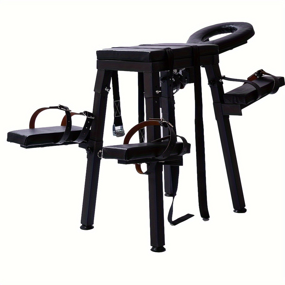 BDSM Restraint Chair for Kneeling Posture Frame Adjustable and Durable