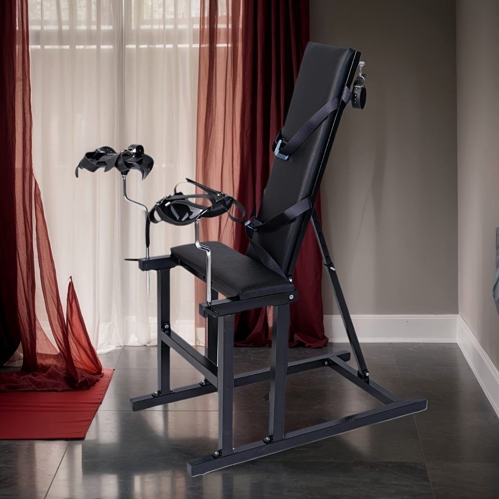 BDSM Sex Chair, Sex Bench, Adjustable Bondage Chair, Sex Furniture For Men & Women, Couples