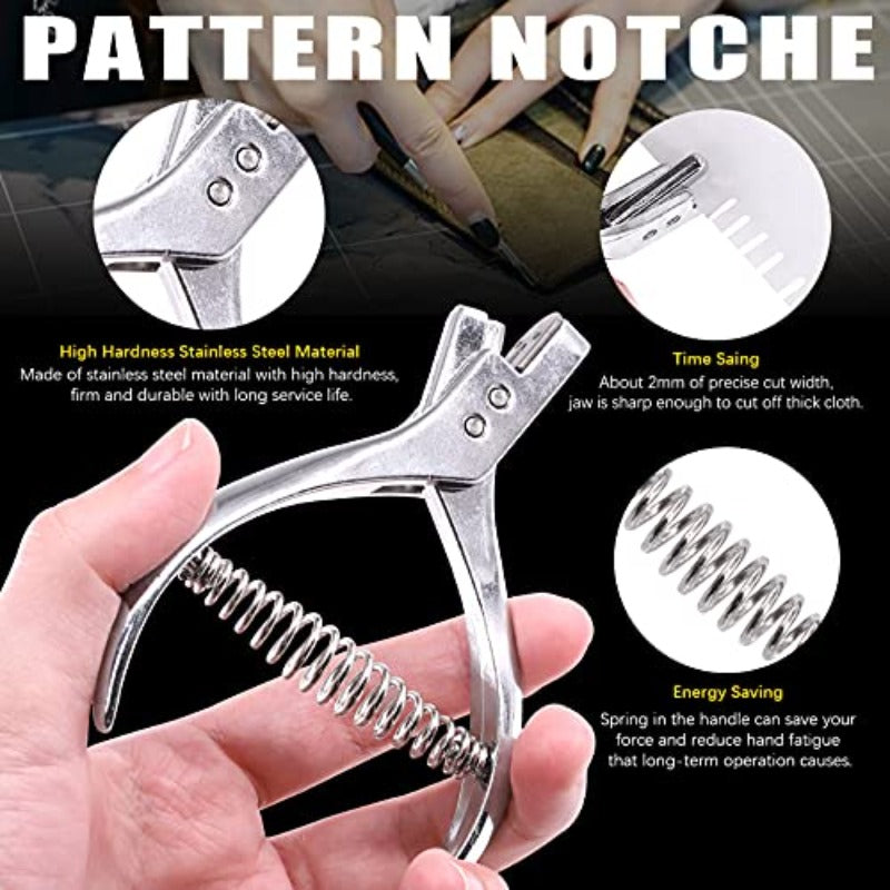 Mardatt 8-Piece Tailor Sewing Kit With Tracing Wheels And Awl
