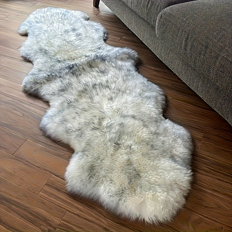 Faux Sheepskin Rug Fluffy Washable Living Room Decor