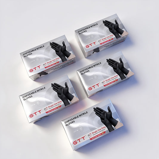 GTT Nitrile Work Gloves Disposable Thickened For Multi Scenario Use