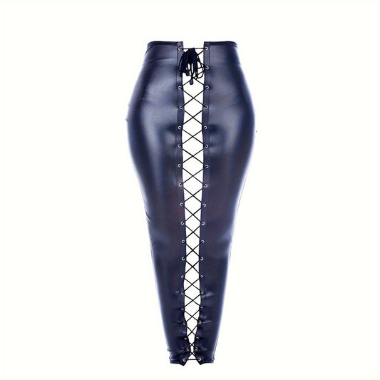 BDSM Bondage Mummy Costume Restraint Kit With Lace Up Detail