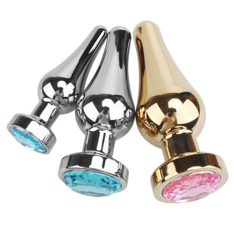Stainless Steel Anal Plug Heavy Duty Metal Construction Ergonomic Design