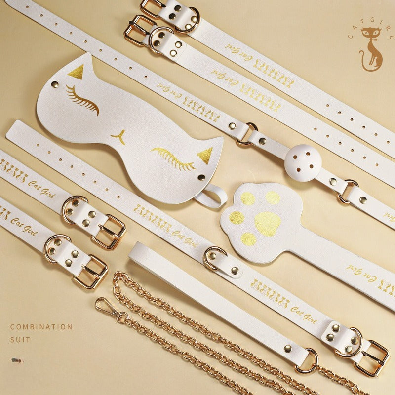 Catgirl 8pcs Set SM Bondage Bundled Sex Couple Adult Sex Products