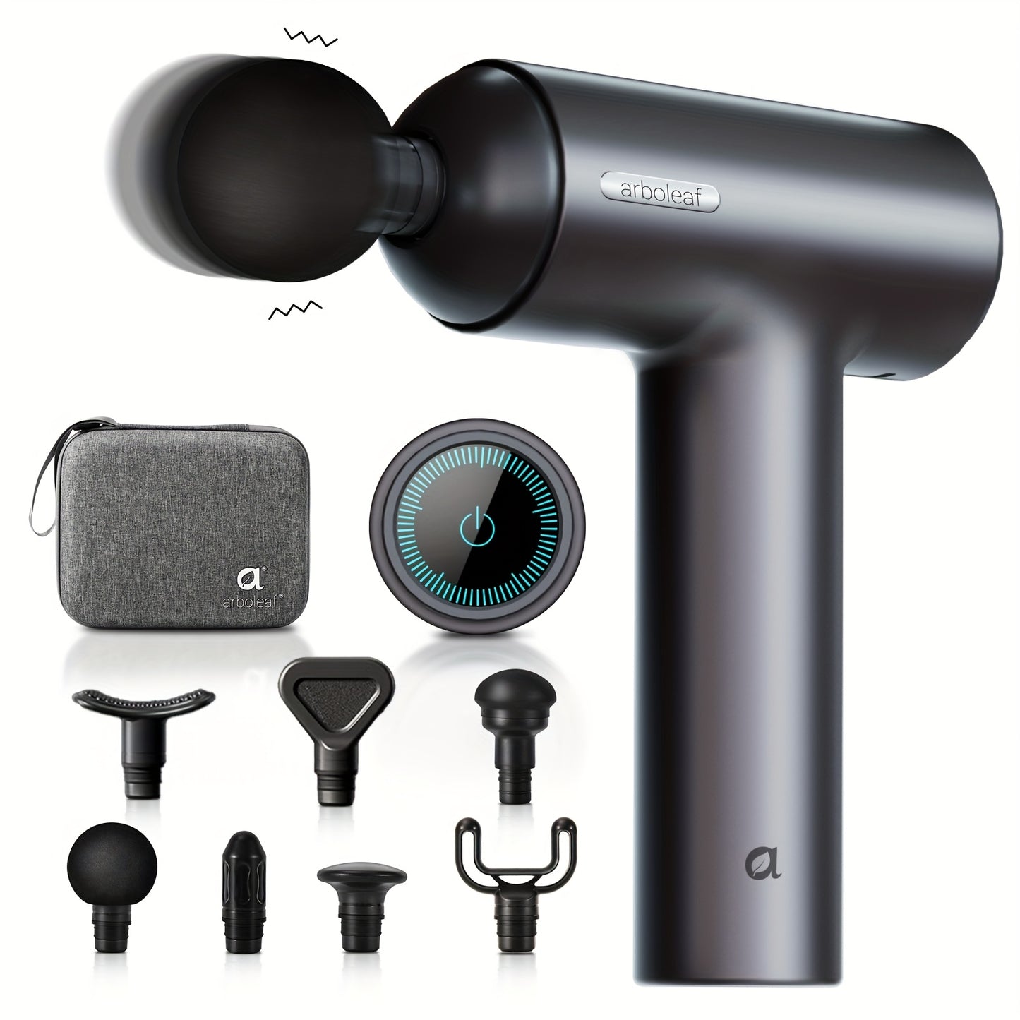 ARBOLEAF Deep Tissue Massage Gun With 7 Interchangeable Heads