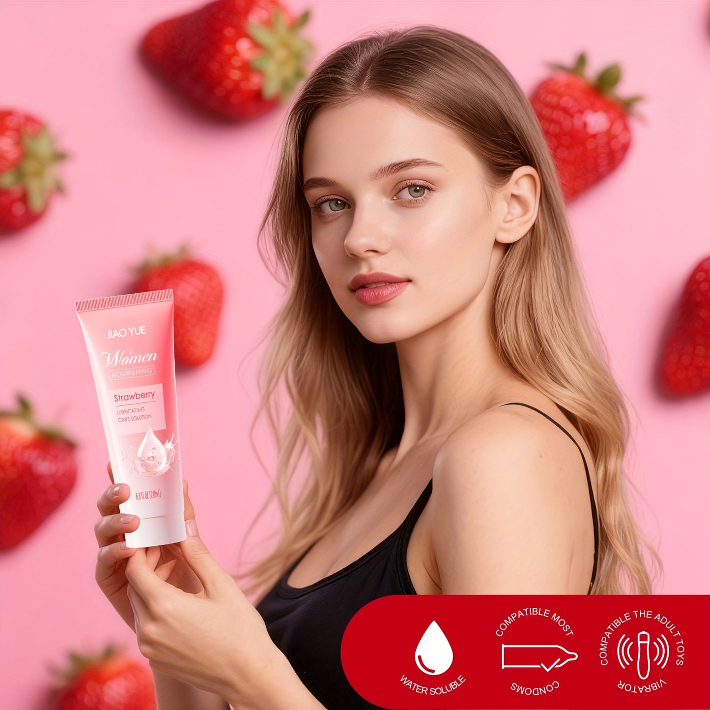 JIAOYUE Water Based Lubricant Hypoallergenic Fragrance Free For Couples