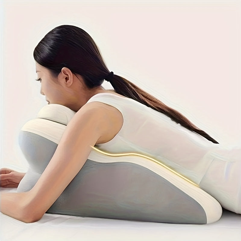Two Styles Ergonomic Support Pillow for Comfort and Positioning