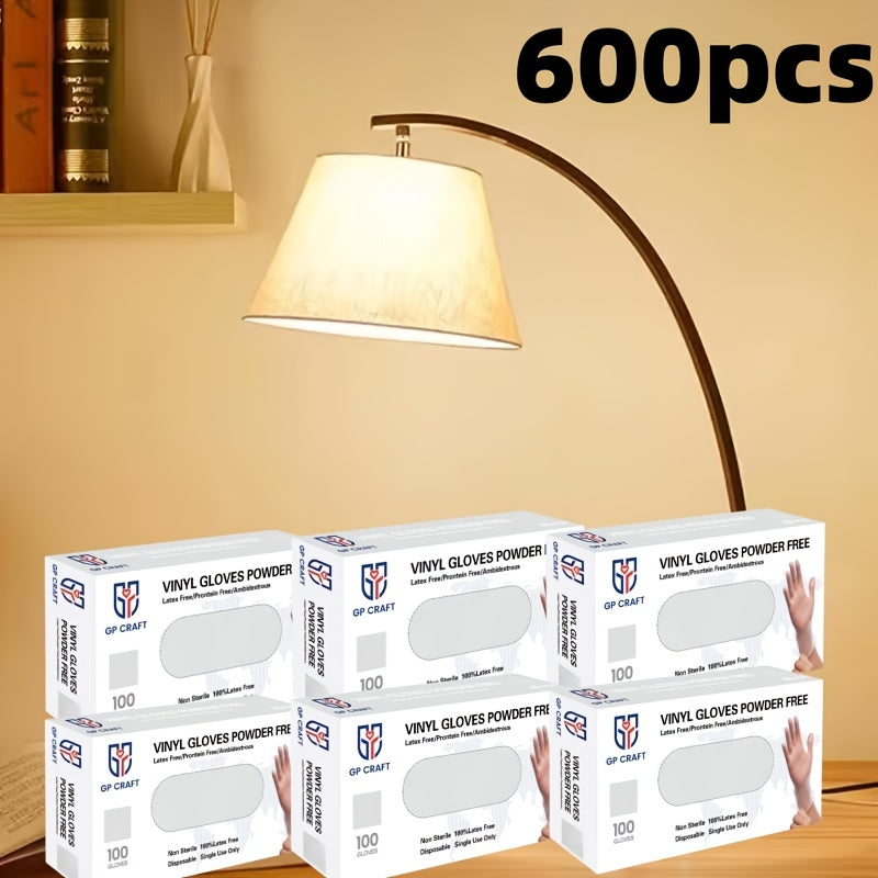 Disposable Vinyl Gloves Latex Free Powder Free Ambidextrous 200 Count