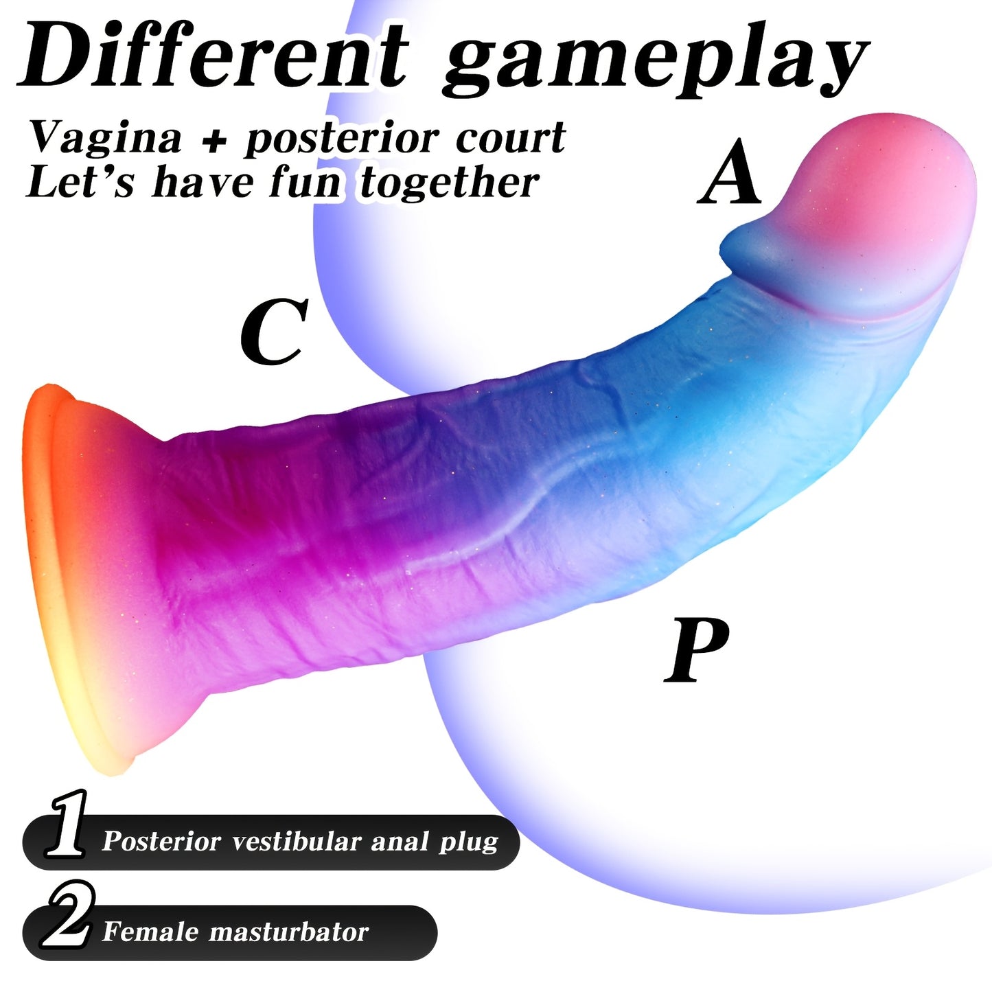 LSHE Liquid Silicone Dildo With Suction Cup For Deep Penetration