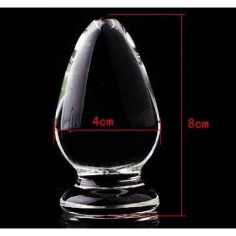 Glass Anal Plug Set With Vibration Safe Unique Design