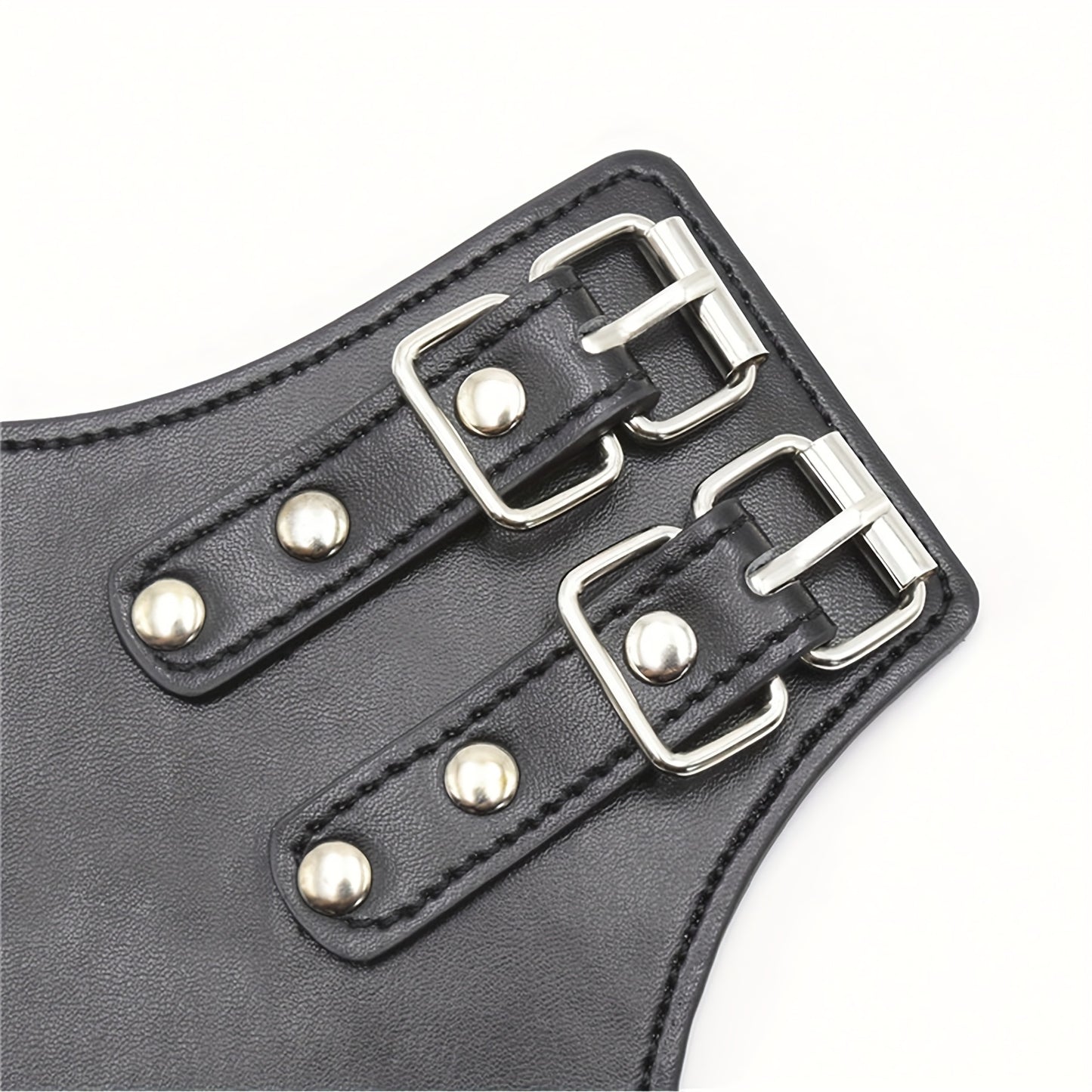 Halloween Leather Hang On Door Handcuffs for Adult Restraints