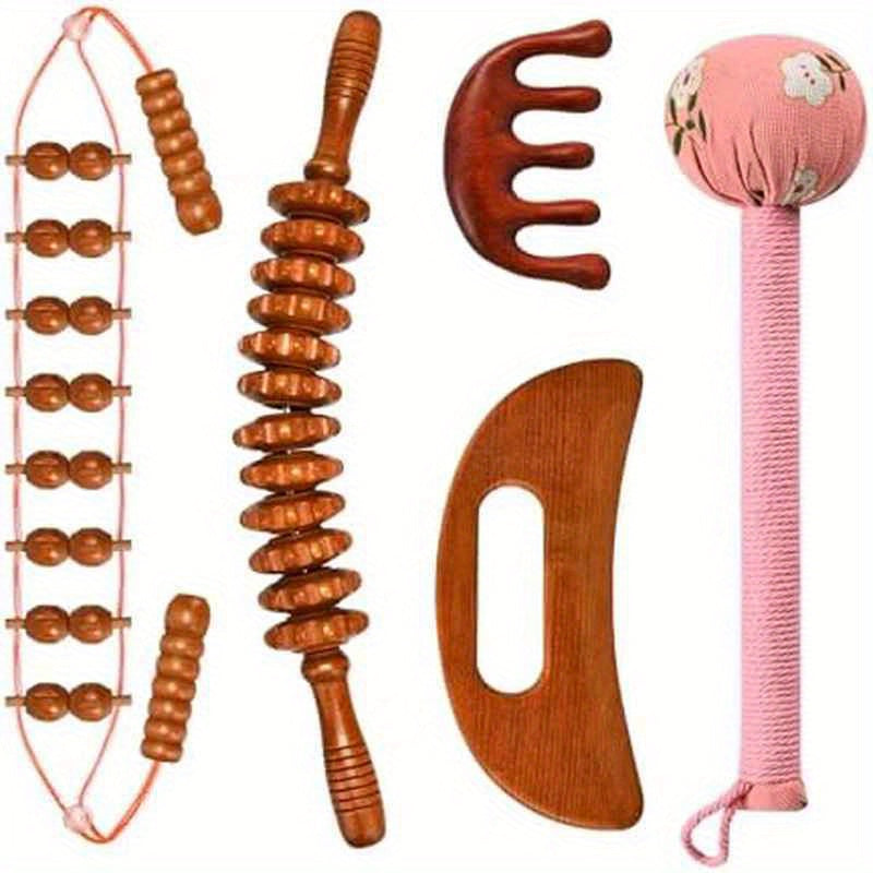 MADEROTERAPY 5 In 1 Massage Tool Set For Lymphatic Drainage