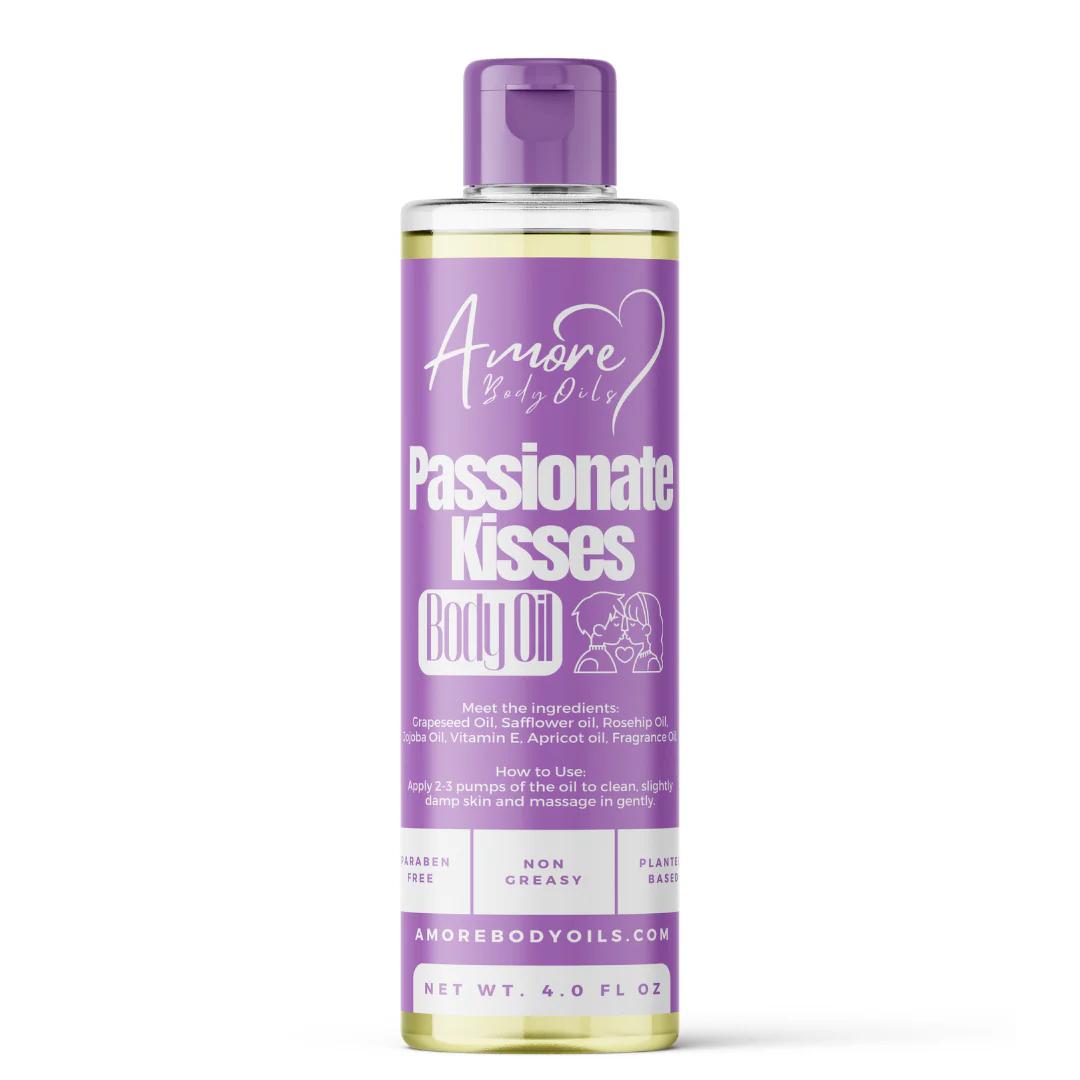 Passionate Kisses Body Oil, Lotion, and Body Spray Bundle