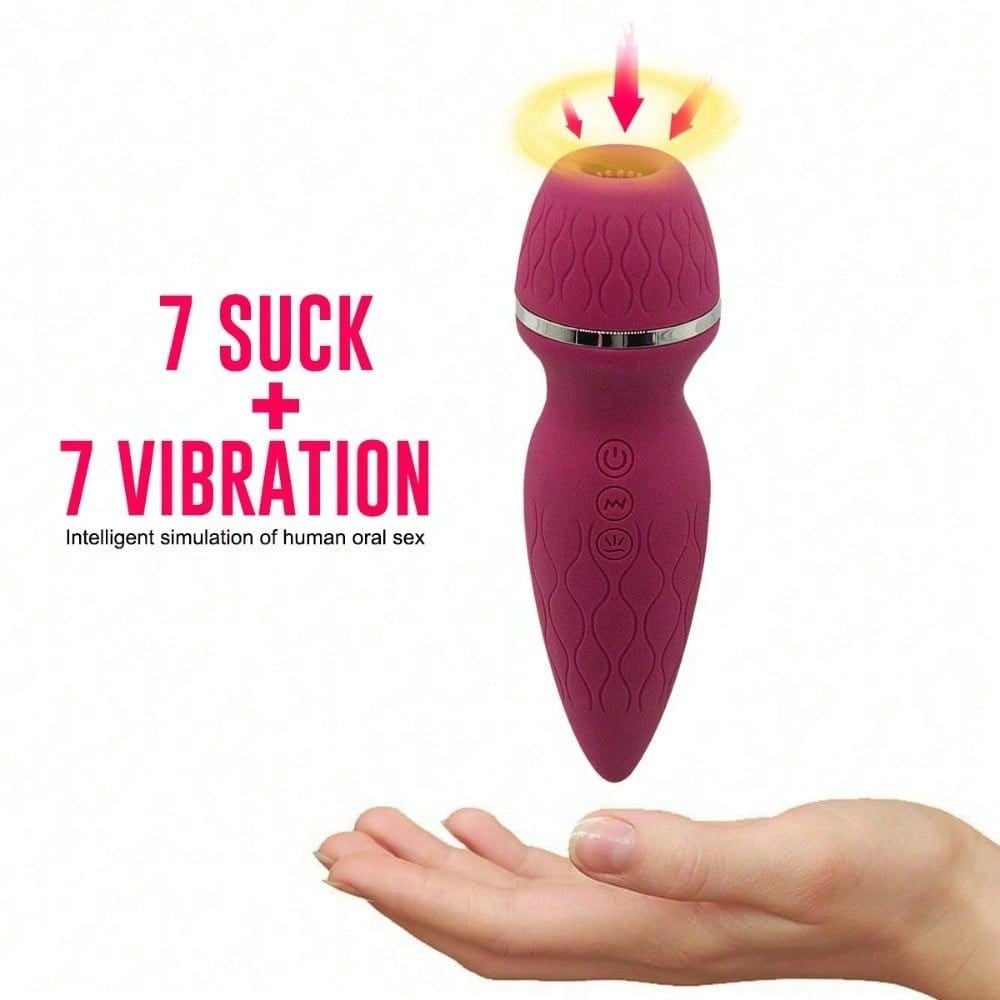 Handheld Female Intimate Massager Silicone Rechargeable Clitoral Stimulator