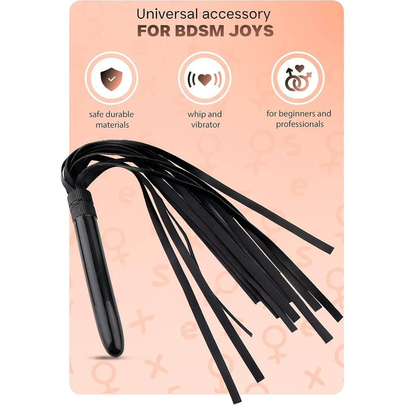 Women Vibrator, Floggers Adult, Vibrating Whip Bedroom, Female Vibrator Spanking, Bedroom Accessory, Sensual Play, Stylish Flogger, Ergonomic Shape, Bodysafe Material, Durable Construction, Pleasure Device, Couple Thing For E